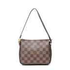 Handbag Trousse Make Up Pouch Brown Damier Ebene