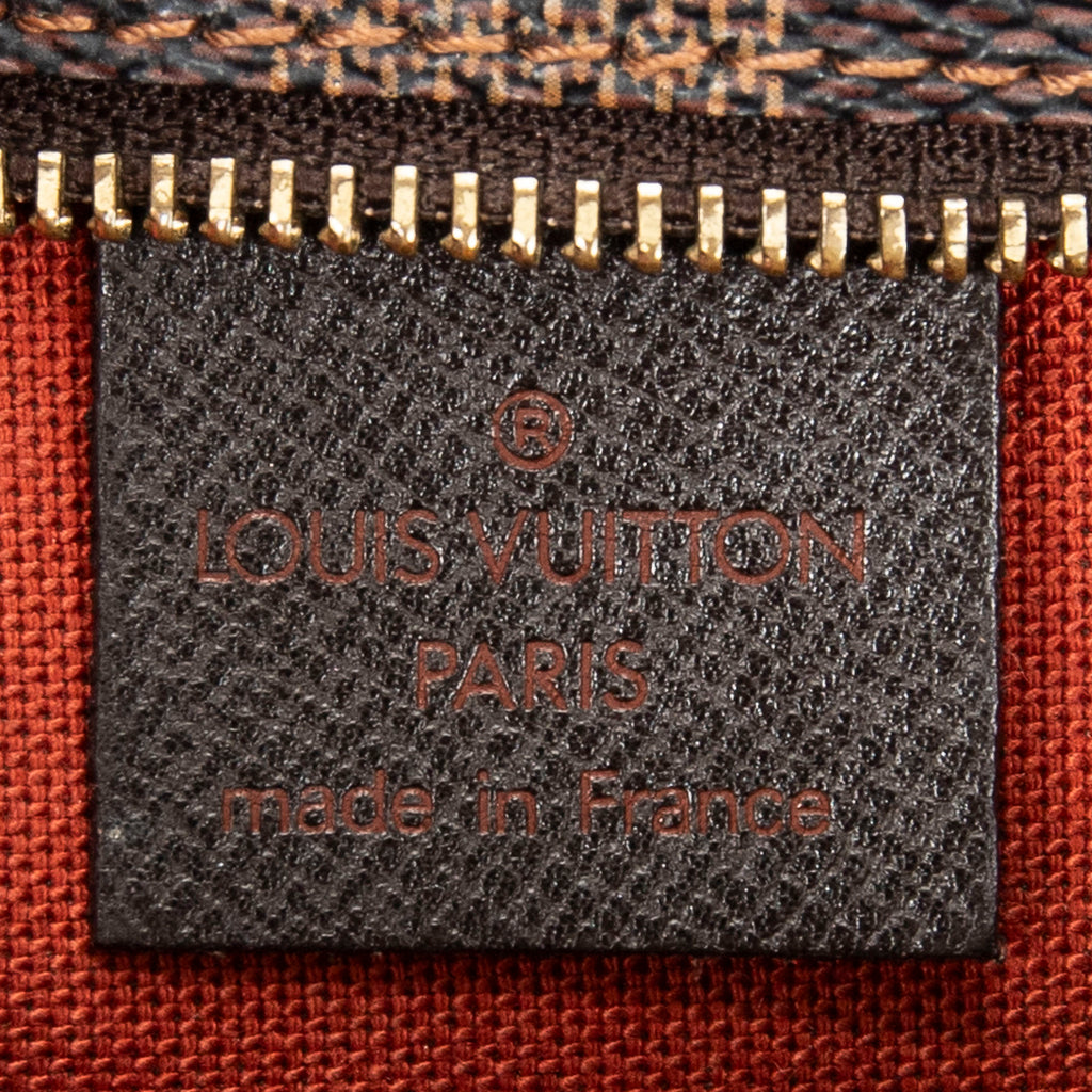 Handbag Trousse Make Up Pouch Brown Damier Ebene