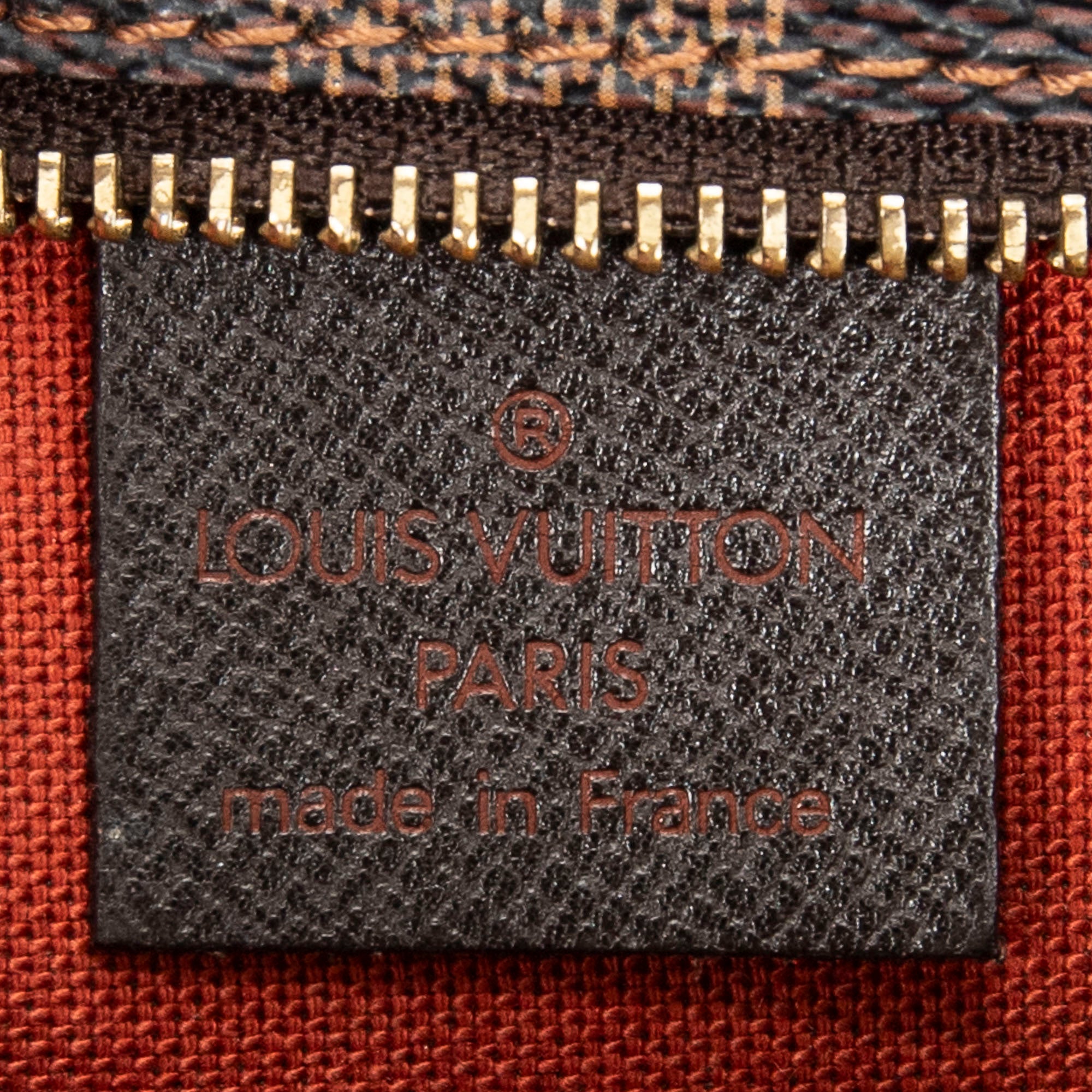 Handbag Trousse Make Up Pouch Brown Damier Ebene