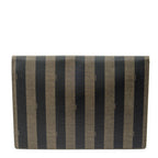 Handbag Envelope Document Case Khaki Pequin Coated Canvas