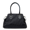 Shoulder Bag Medium Du Jour Tote Black Zucca Canvas