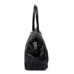Shoulder Bag Medium Du Jour Tote Black Zucca Canvas