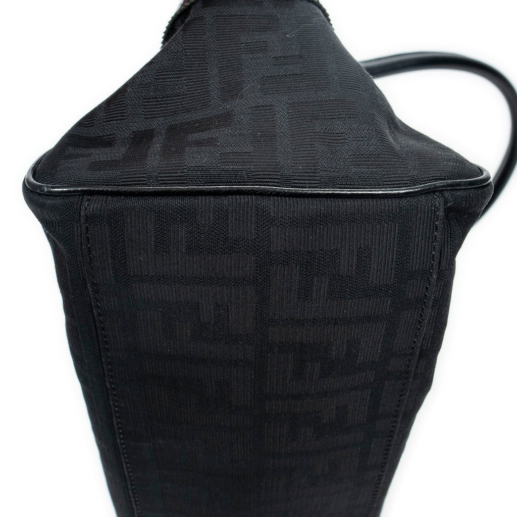 Shoulder Bag Medium Du Jour Tote Black Zucca Canvas