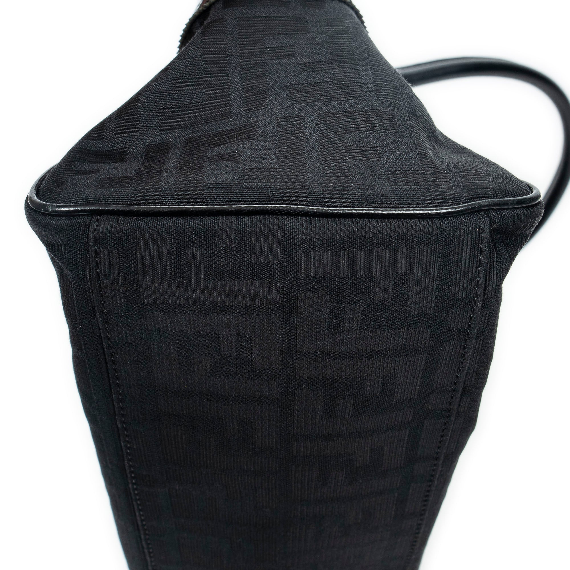 Shoulder Bag Medium Du Jour Tote Black Zucca Canvas