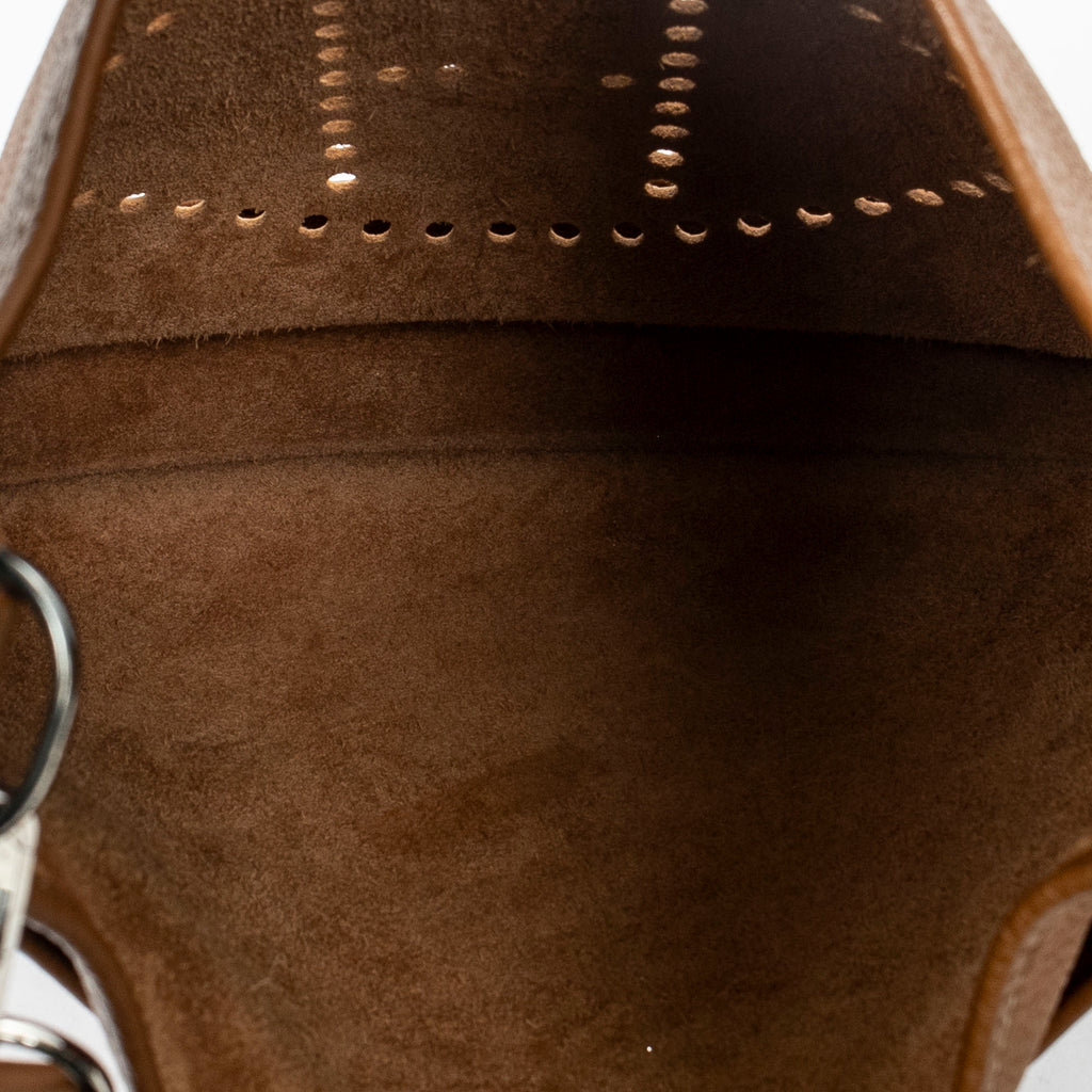 Shoulder Bag Evelyne II GM Gold Clemence Leather