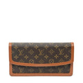 Handbag Pochette Dame PM Brown Monogram Canvas