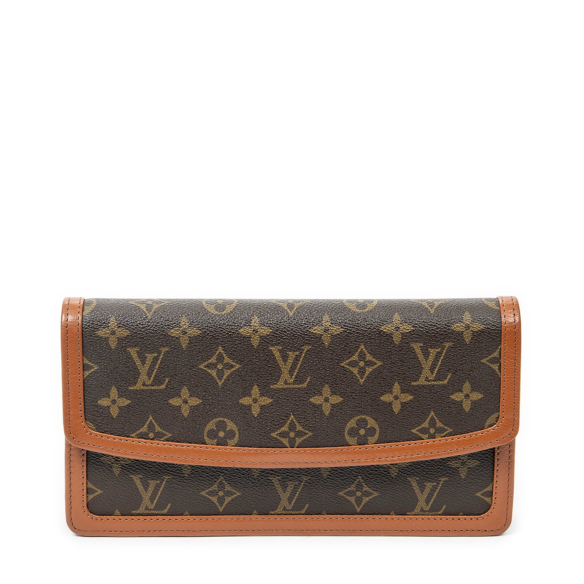 Handbag Pochette Dame PM Brown Monogram Canvas