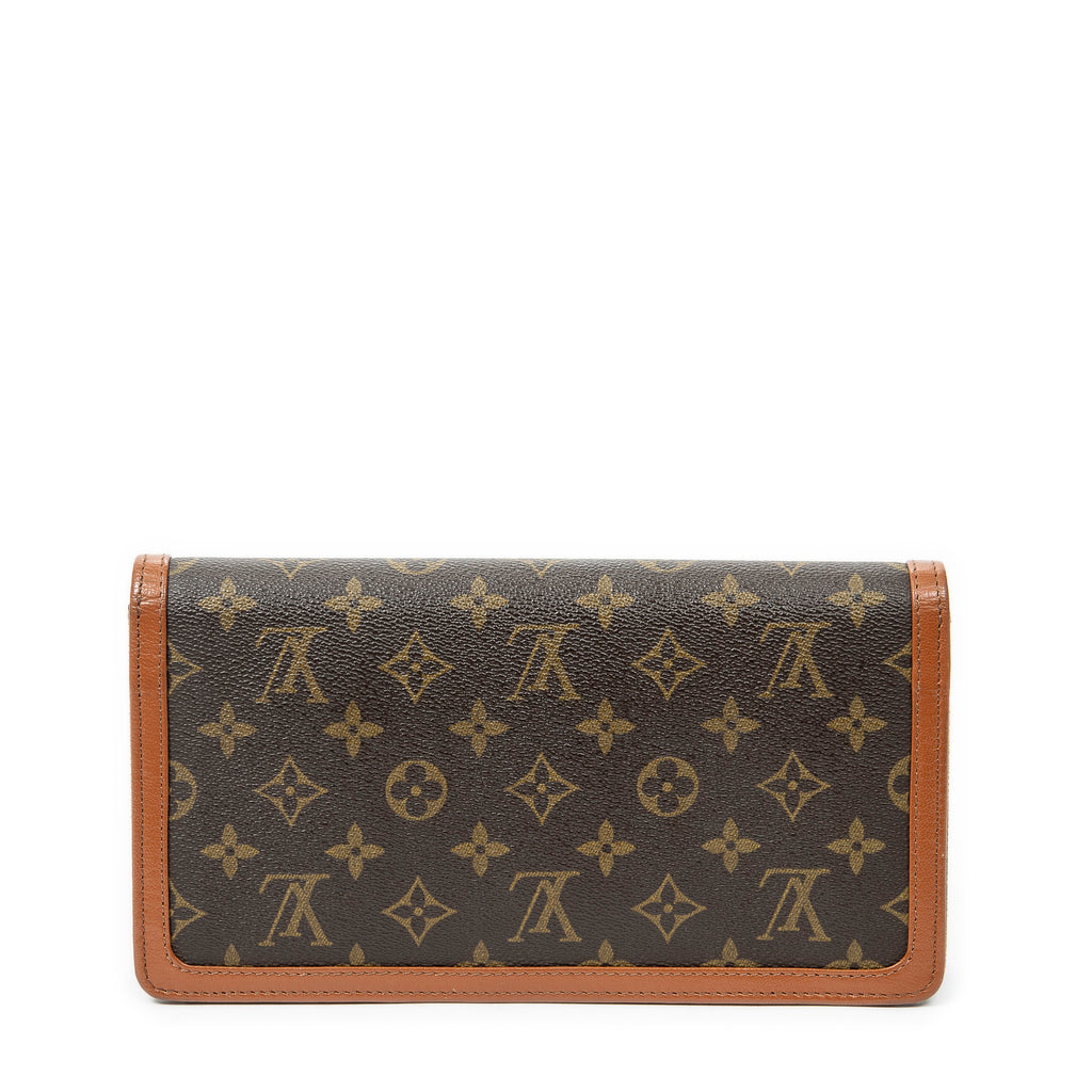 Handbag Pochette Dame PM Brown Monogram Canvas