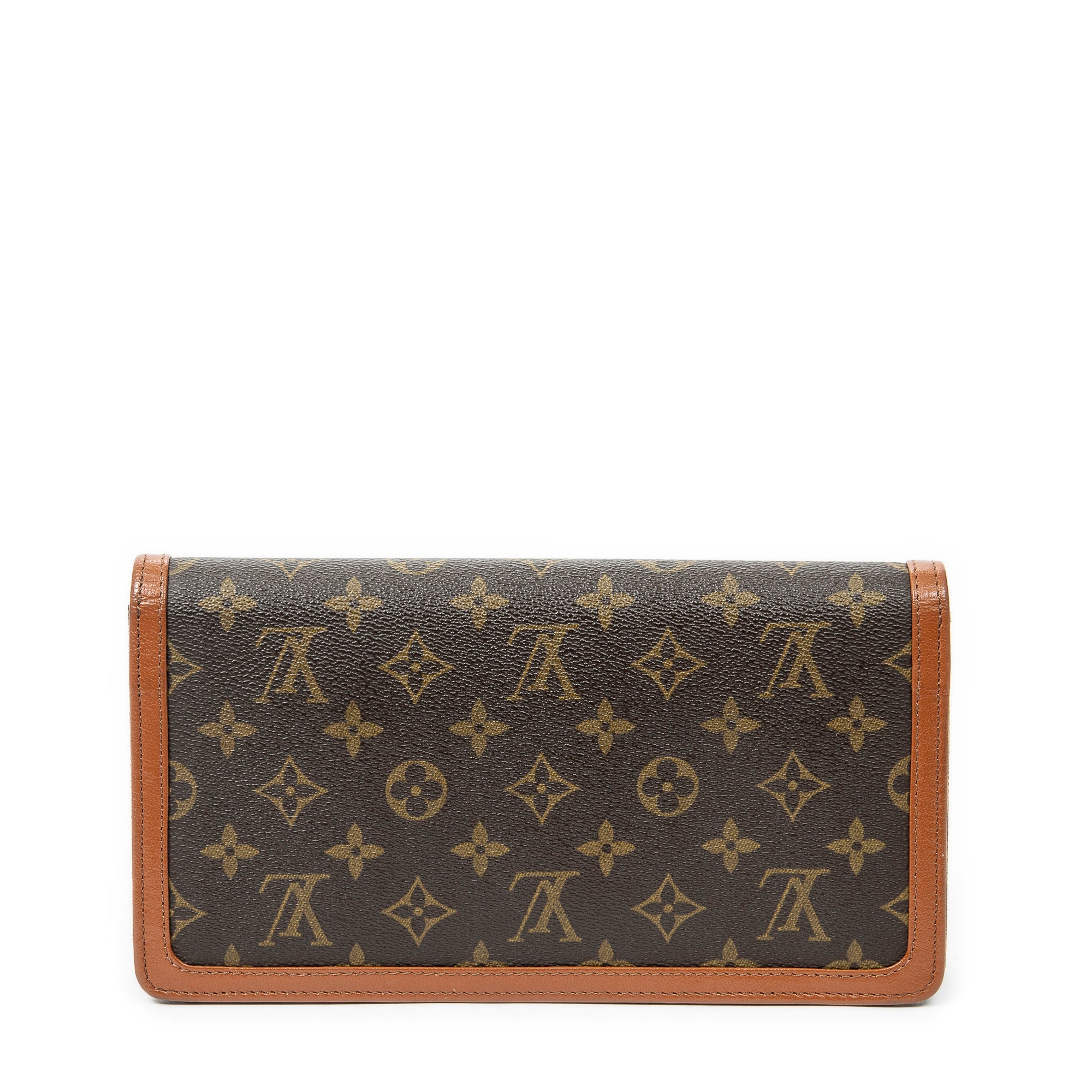 Handbag Pochette Dame PM Brown Monogram Canvas