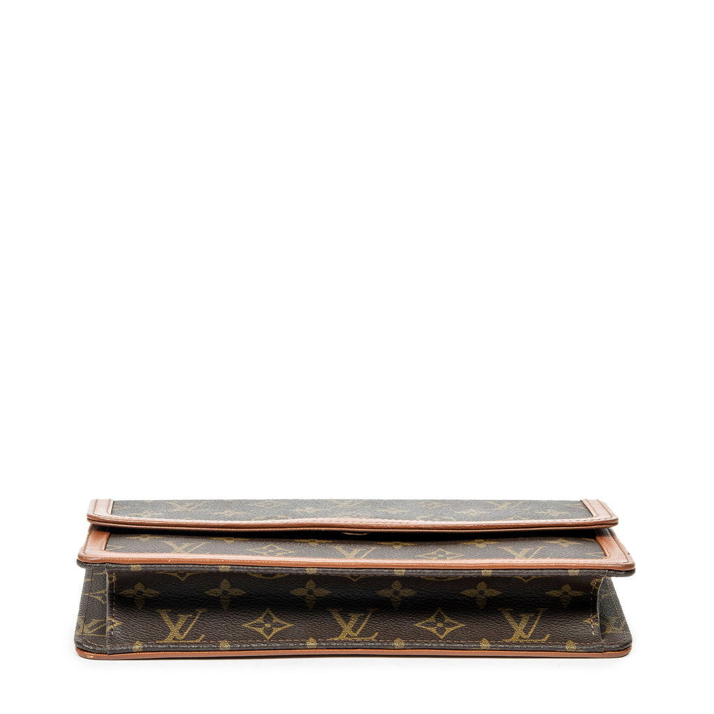 Handbag Pochette Dame PM Brown Monogram Canvas