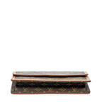 Handbag Pochette Dame PM Brown Monogram Canvas