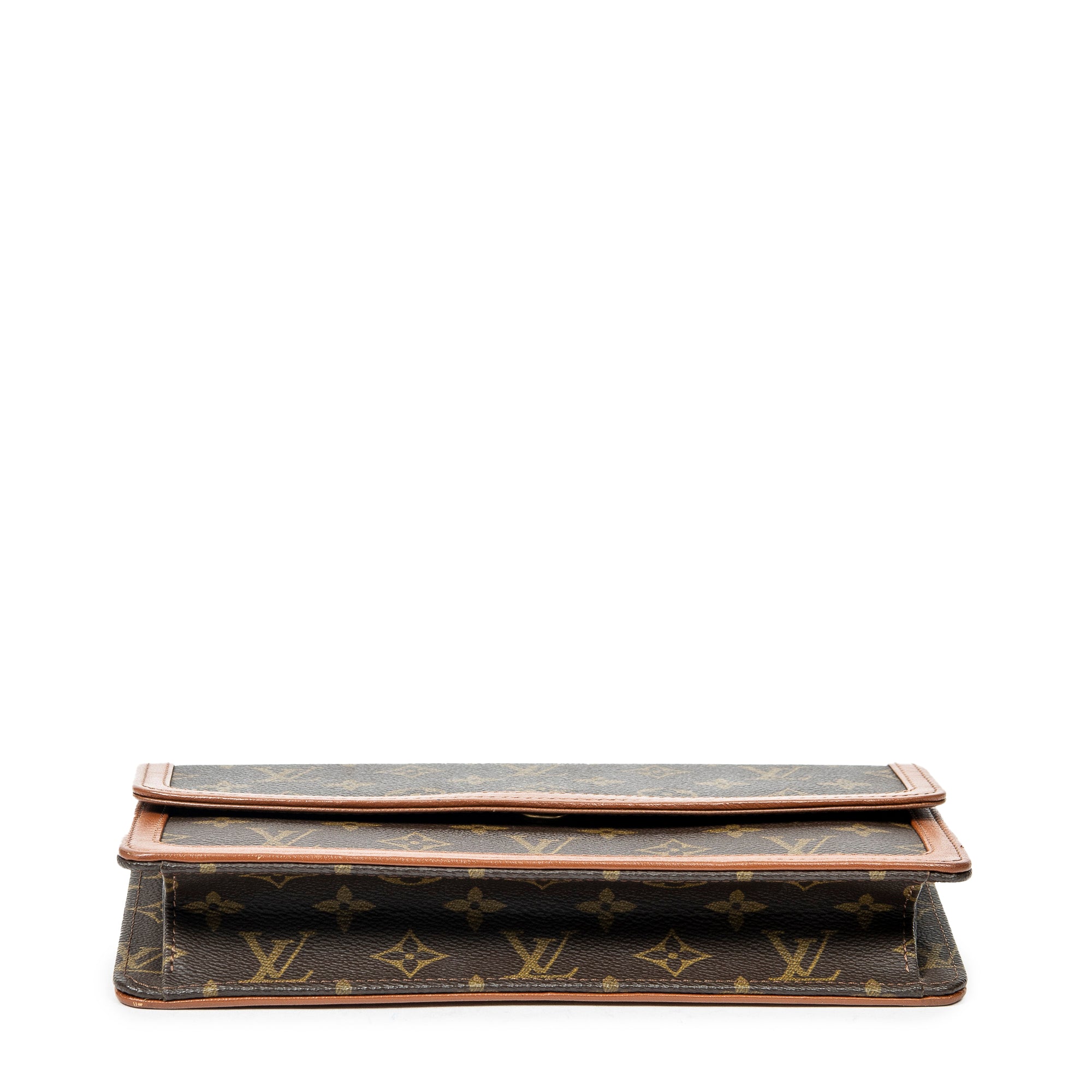 Handbag Pochette Dame PM Brown Monogram Canvas