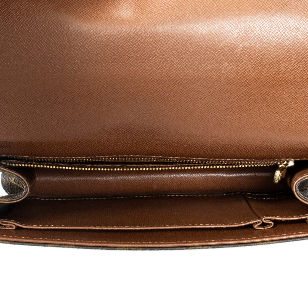 Handbag Pochette Dame PM Brown Monogram Canvas