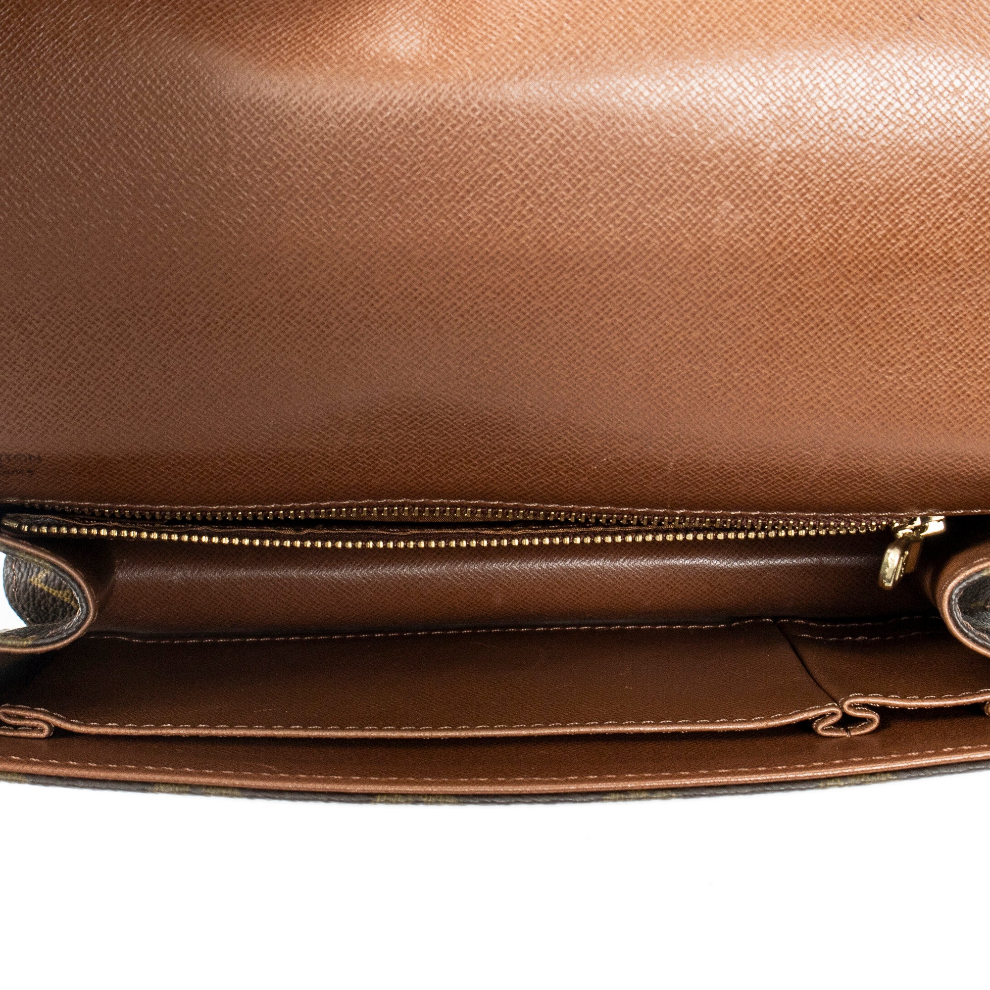 Handbag Pochette Dame PM Brown Monogram Canvas