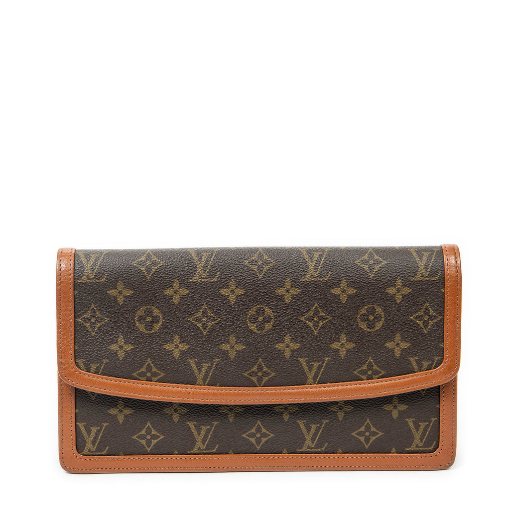 Handbag Pochette Dame GM Brown Monogram Canvas