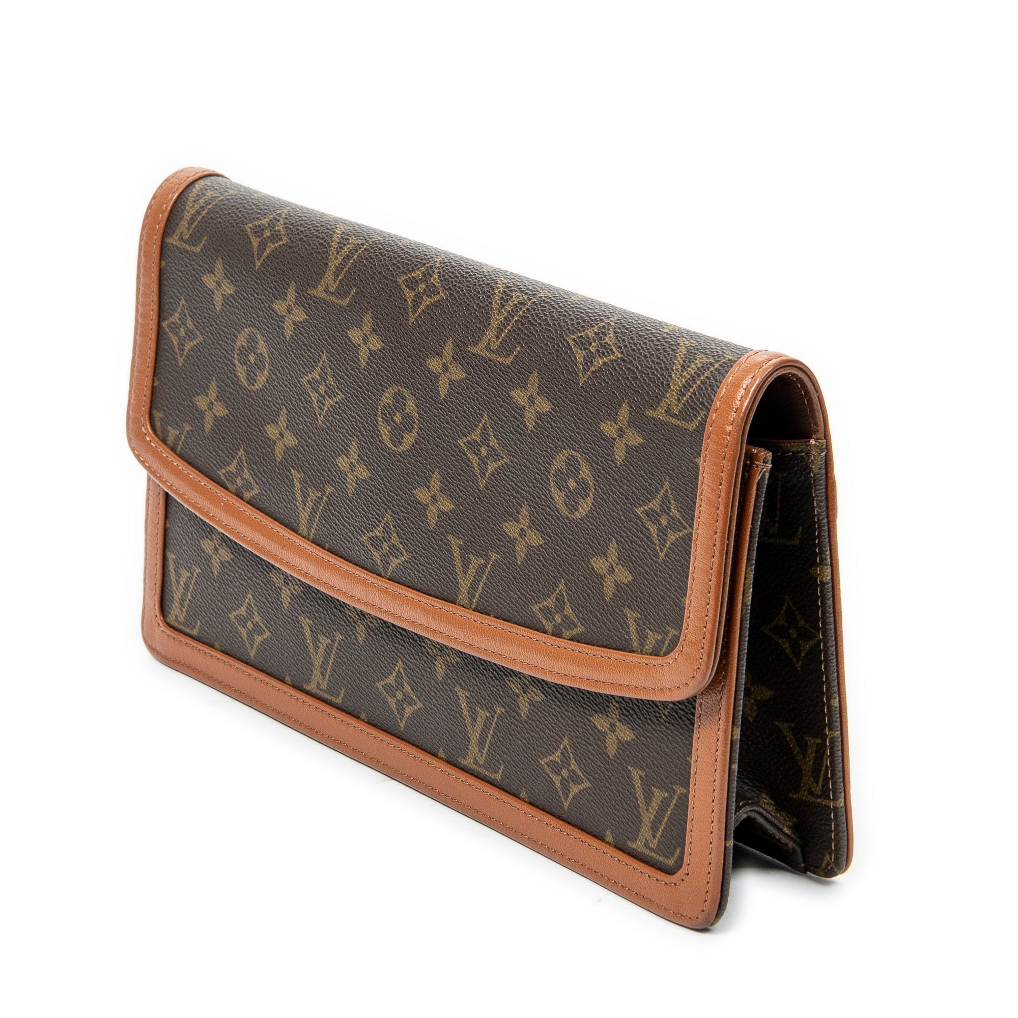Handbag Pochette Dame GM Brown Monogram Canvas