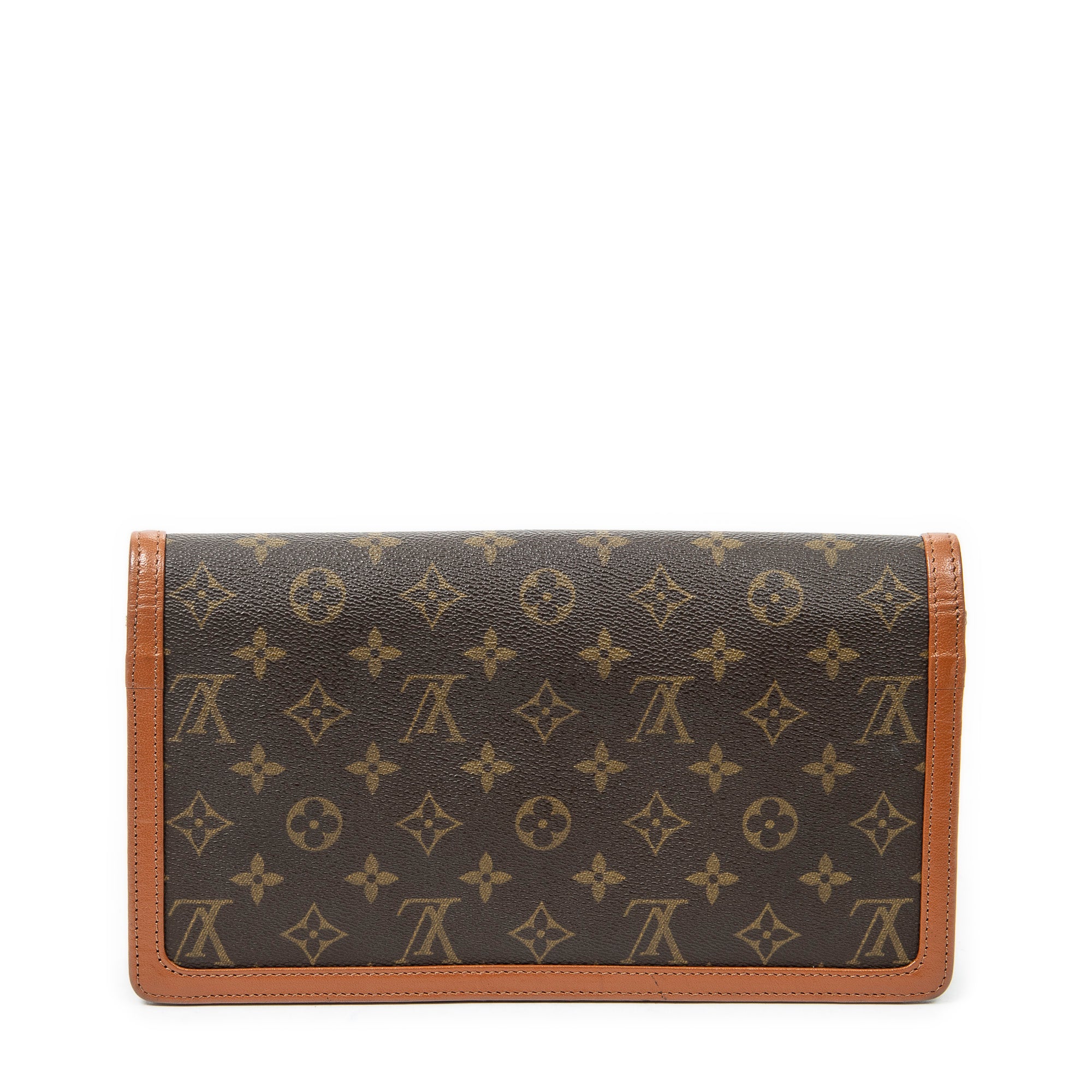 Handbag Pochette Dame GM Brown Monogram Canvas