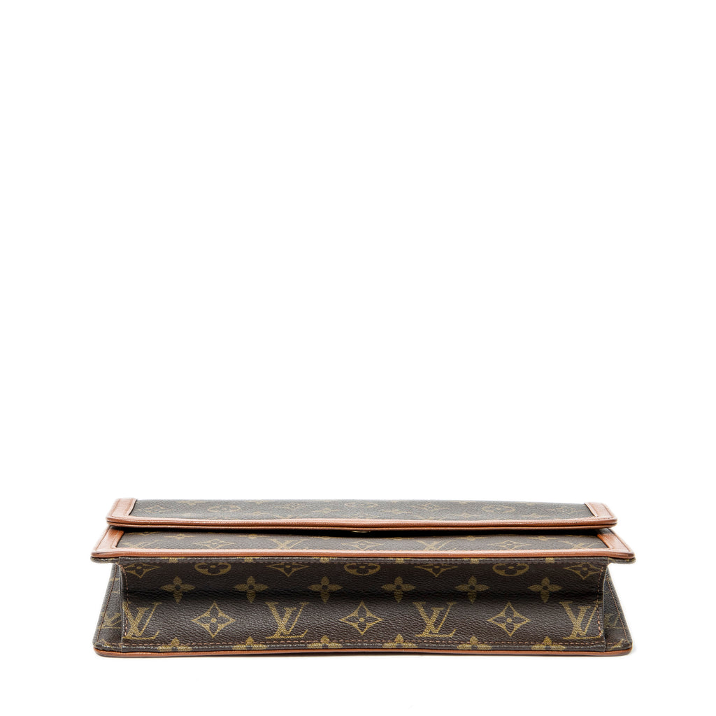 Handbag Pochette Dame GM Brown Monogram Canvas