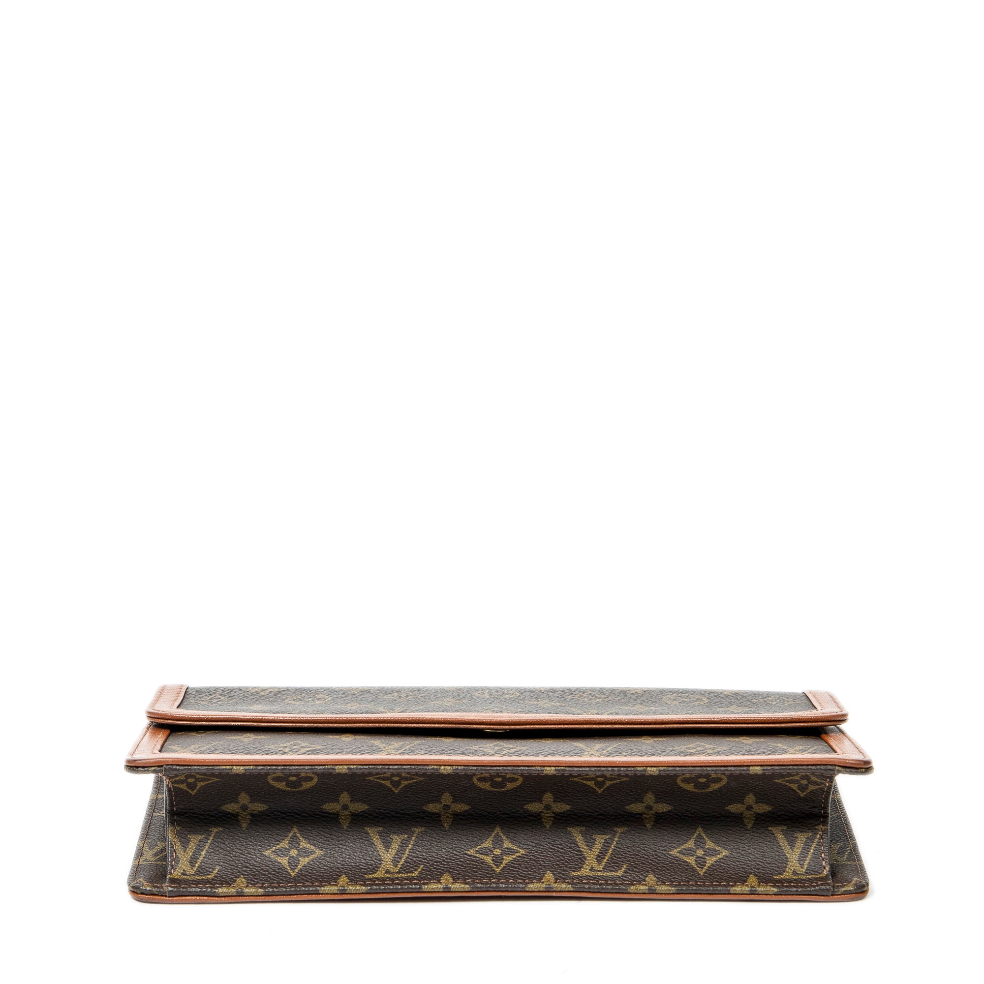 Handbag Pochette Dame GM Brown Monogram Canvas