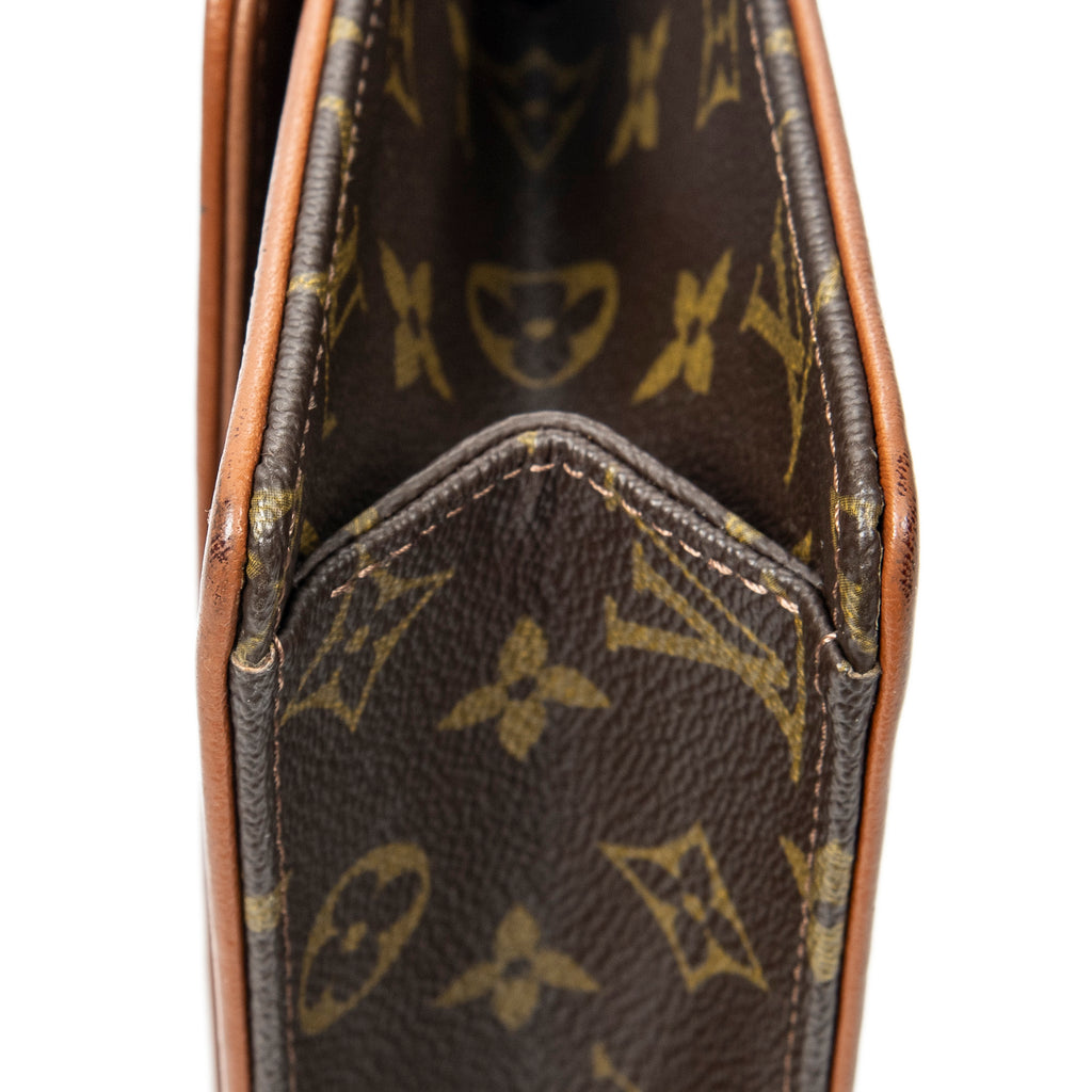 Handbag Pochette Dame GM Brown Monogram Canvas