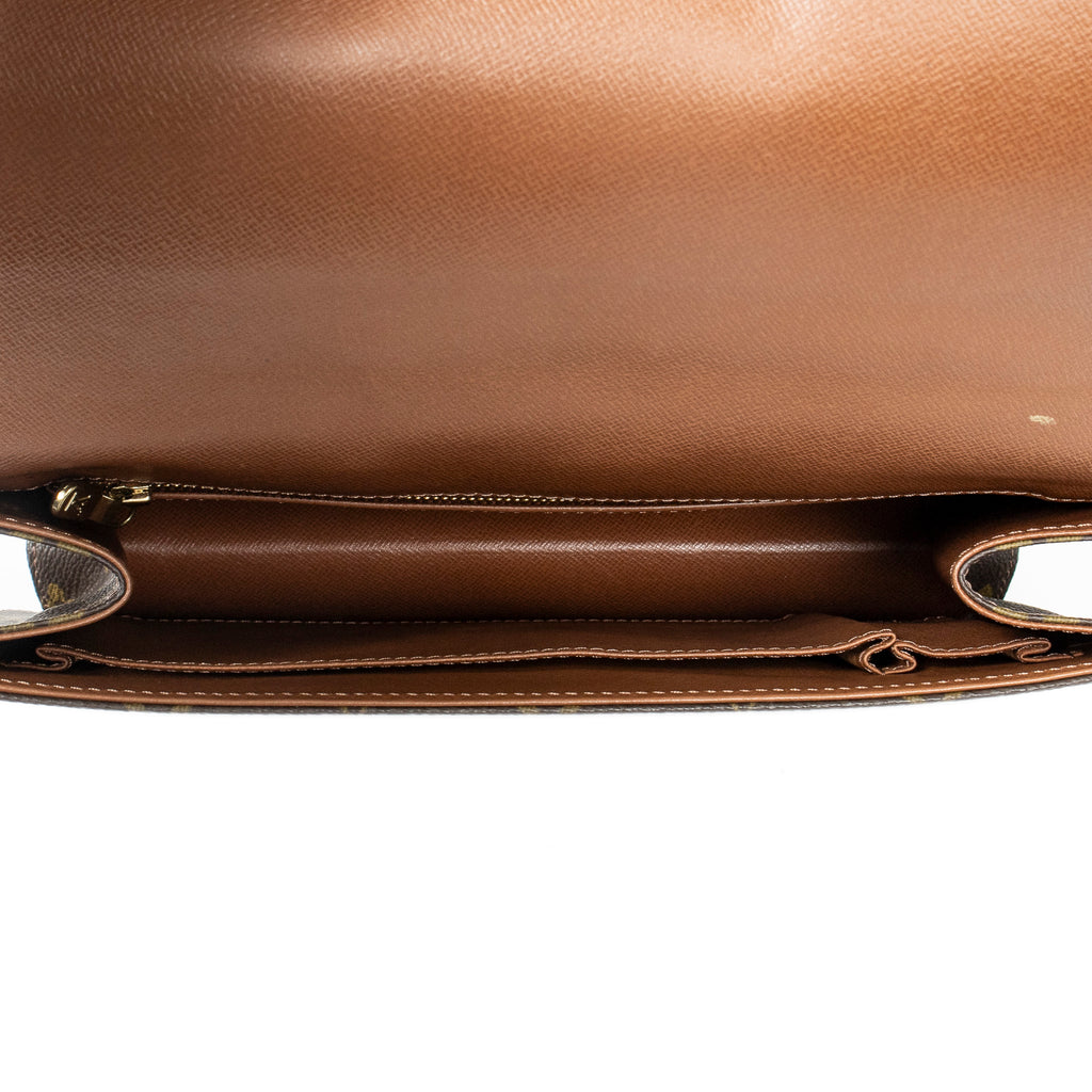 Handbag Pochette Dame GM Brown Monogram Canvas