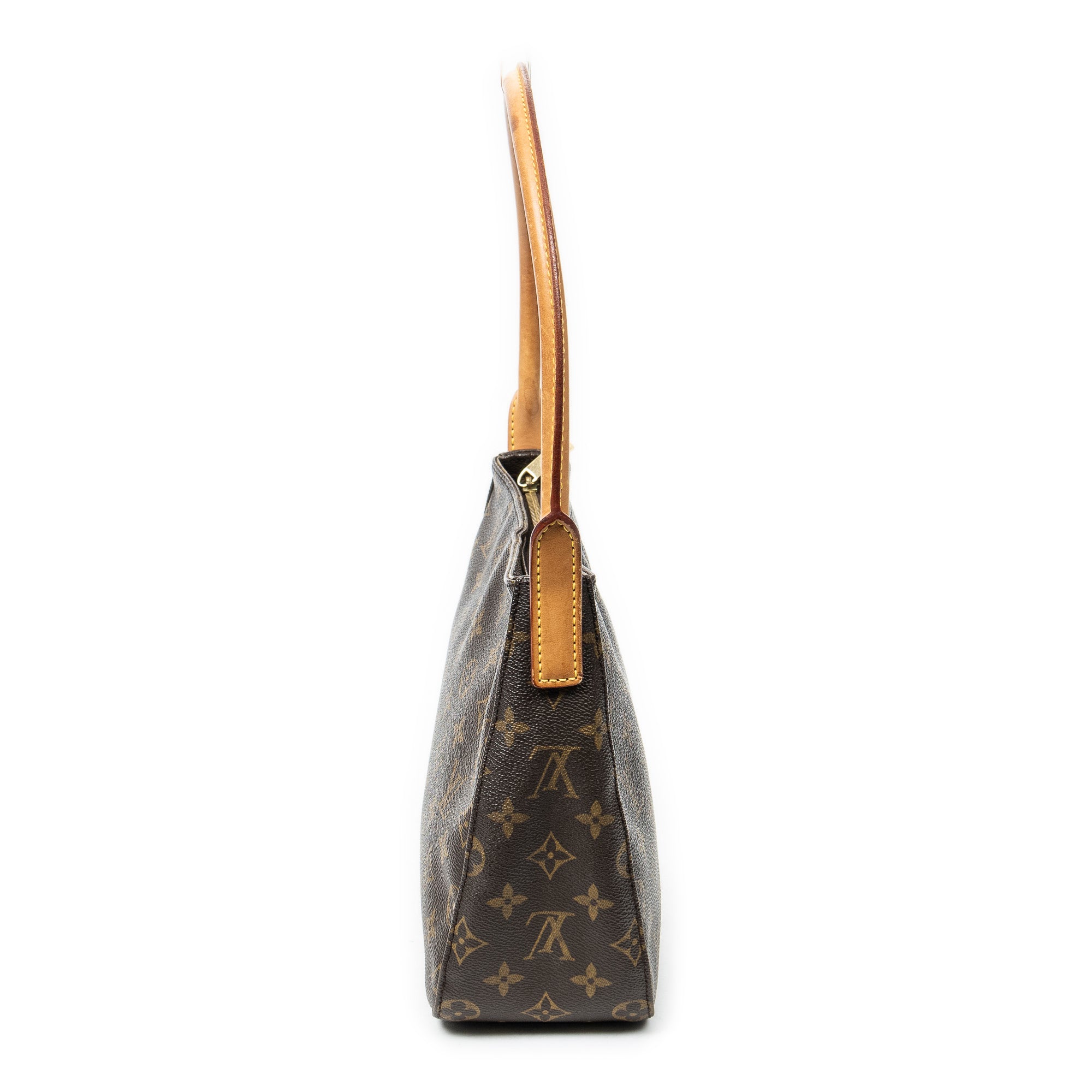 Shoulder Bag Looping MM Brown Monogram Canvas