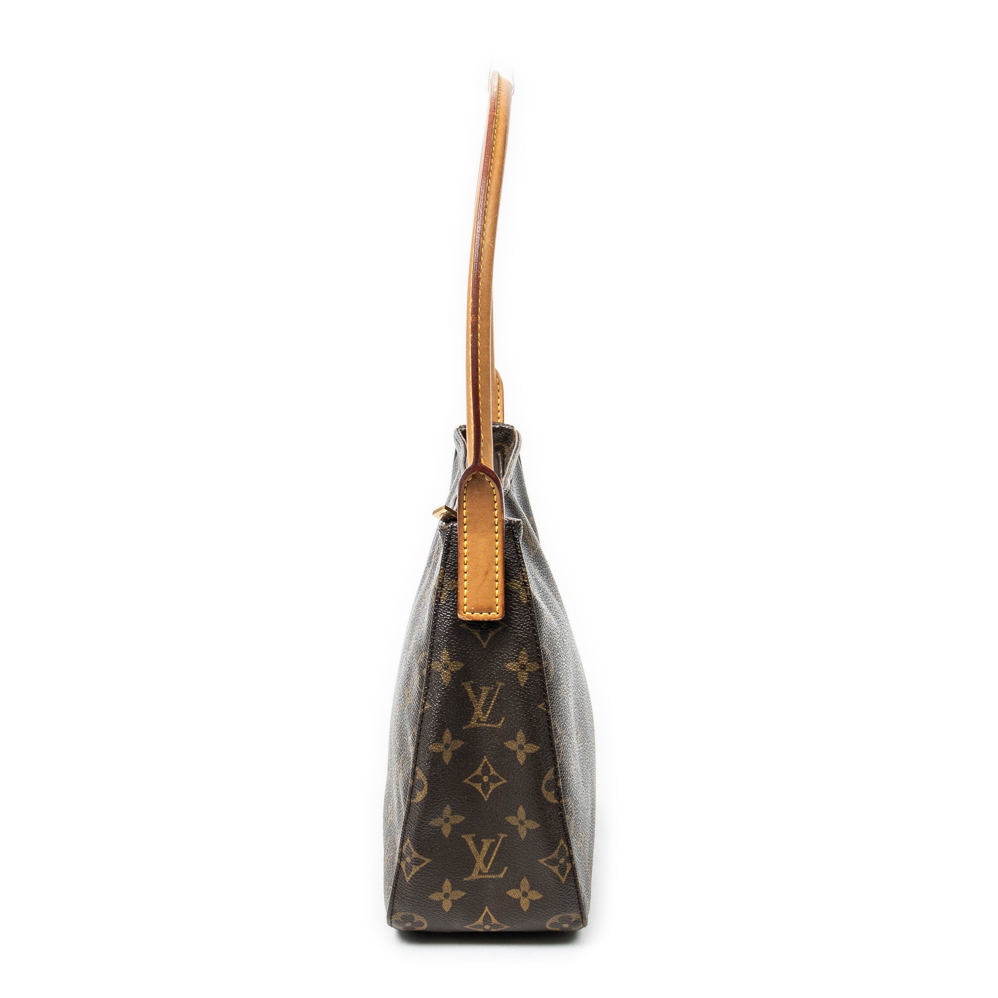 Shoulder Bag Looping MM Brown Monogram Canvas
