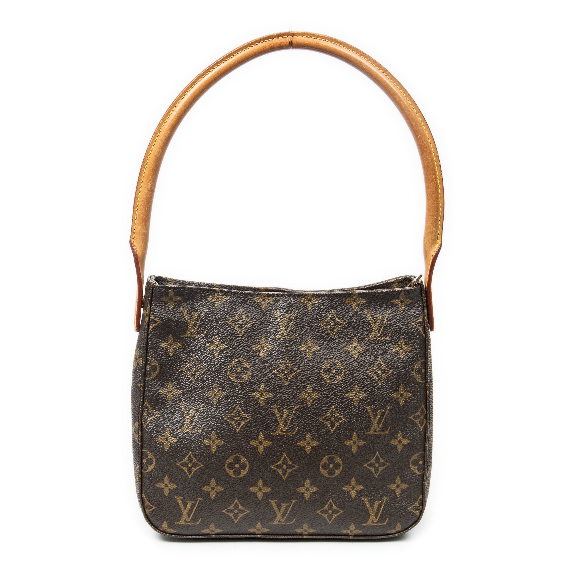 Shoulder Bag Looping MM Brown Monogram Canvas
