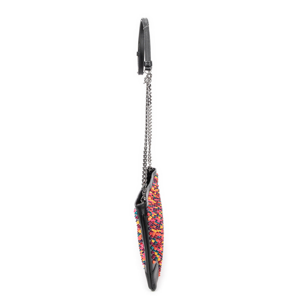 Shoulder Bag Multicolor Loubiposh Crossbody Black Spiked Calfskin Leather