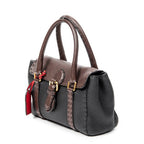 Bolso de hombro Selleria Mini Linda Piel Selleria negra