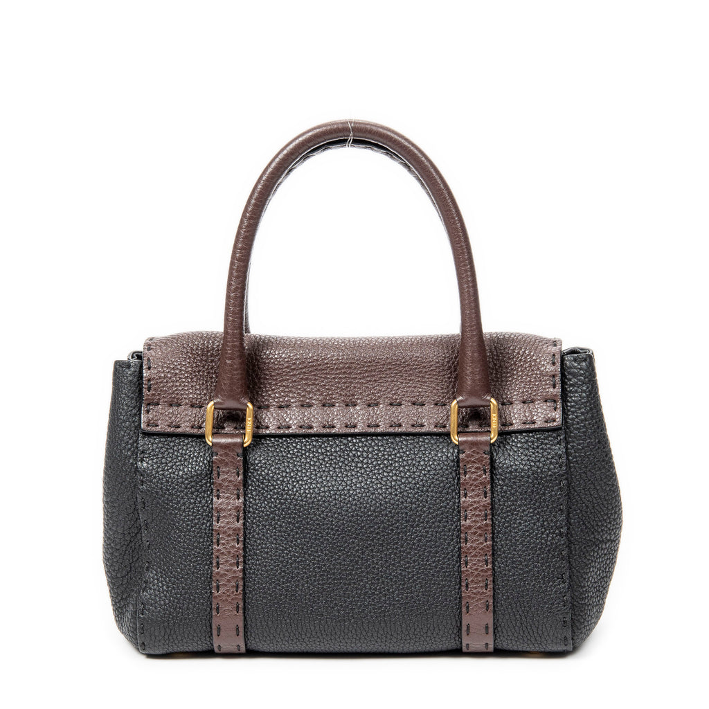 Shoulder Bag Selleria Mini Linda Black Selleria Leather