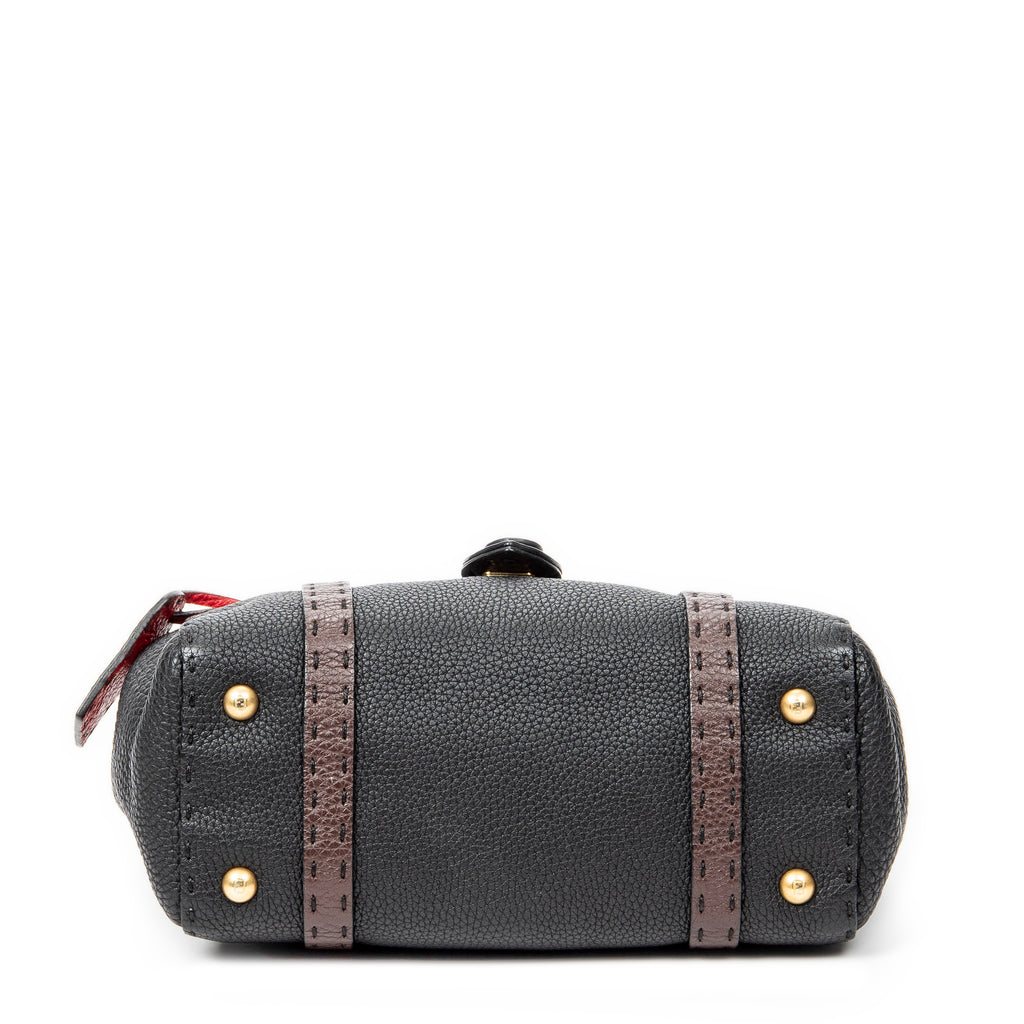 Shoulder Bag Selleria Mini Linda Black Selleria Leather