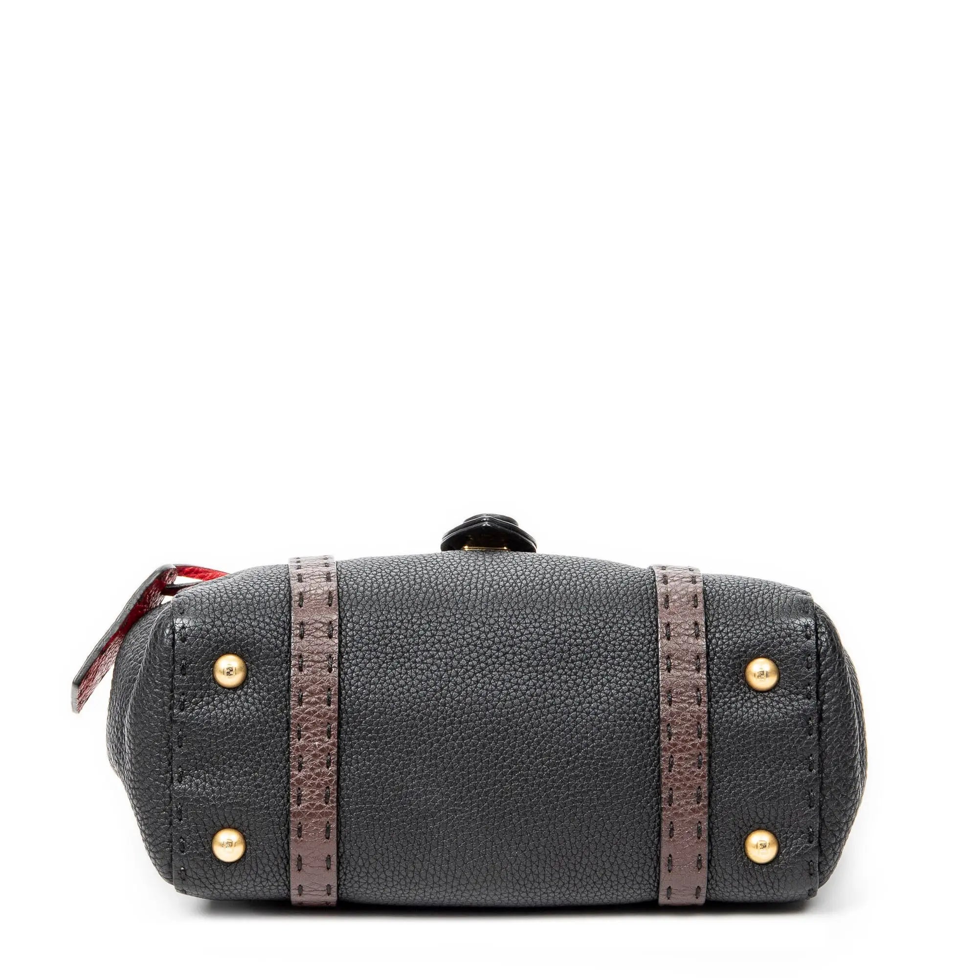 Bolso de hombro Selleria Mini Linda Piel Selleria negra