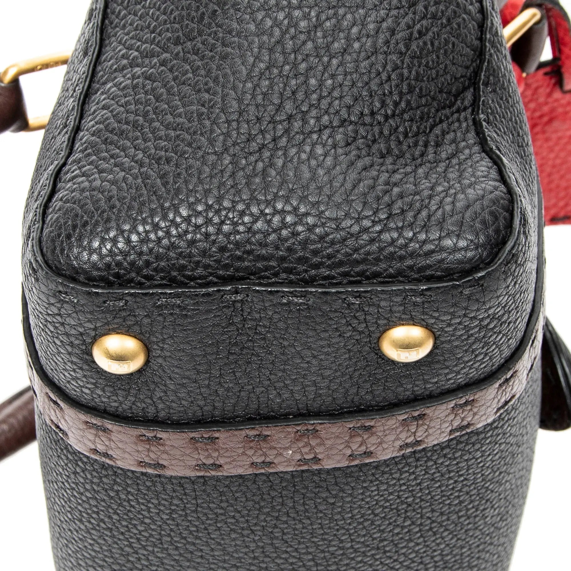 Bolso de hombro Selleria Mini Linda Piel Selleria negra