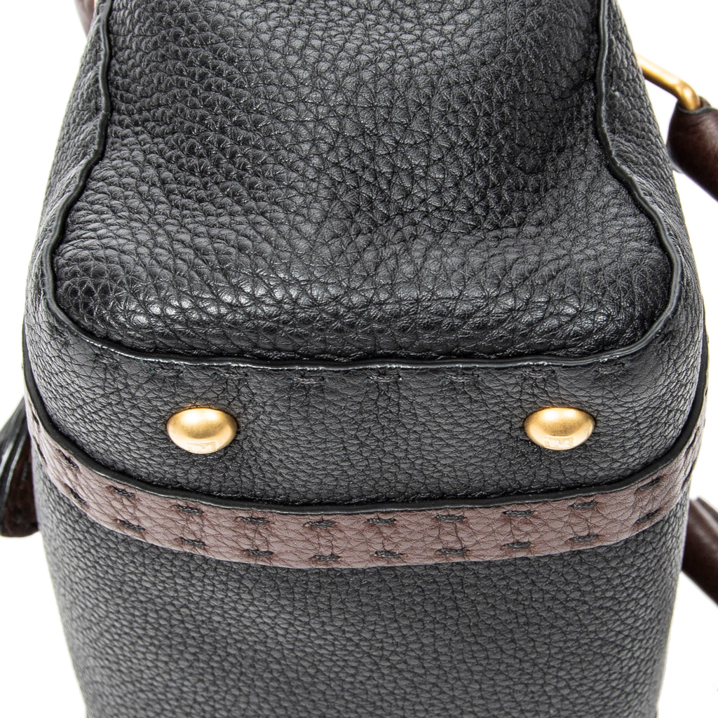 Shoulder Bag Selleria Mini Linda Black Selleria Leather