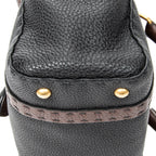 Bolso de hombro Selleria Mini Linda Piel Selleria negra