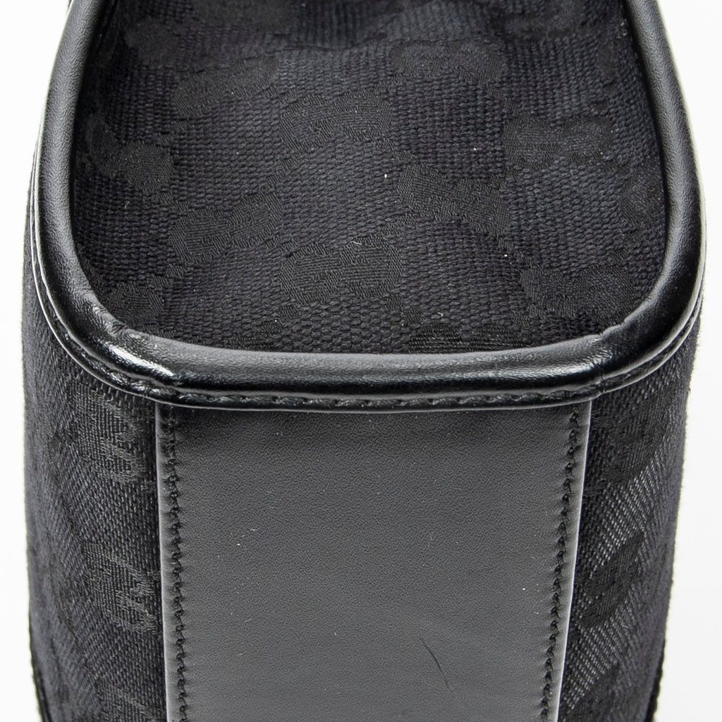 Shoulder Bag Jackie Tote Black Monogrammed Canvas
