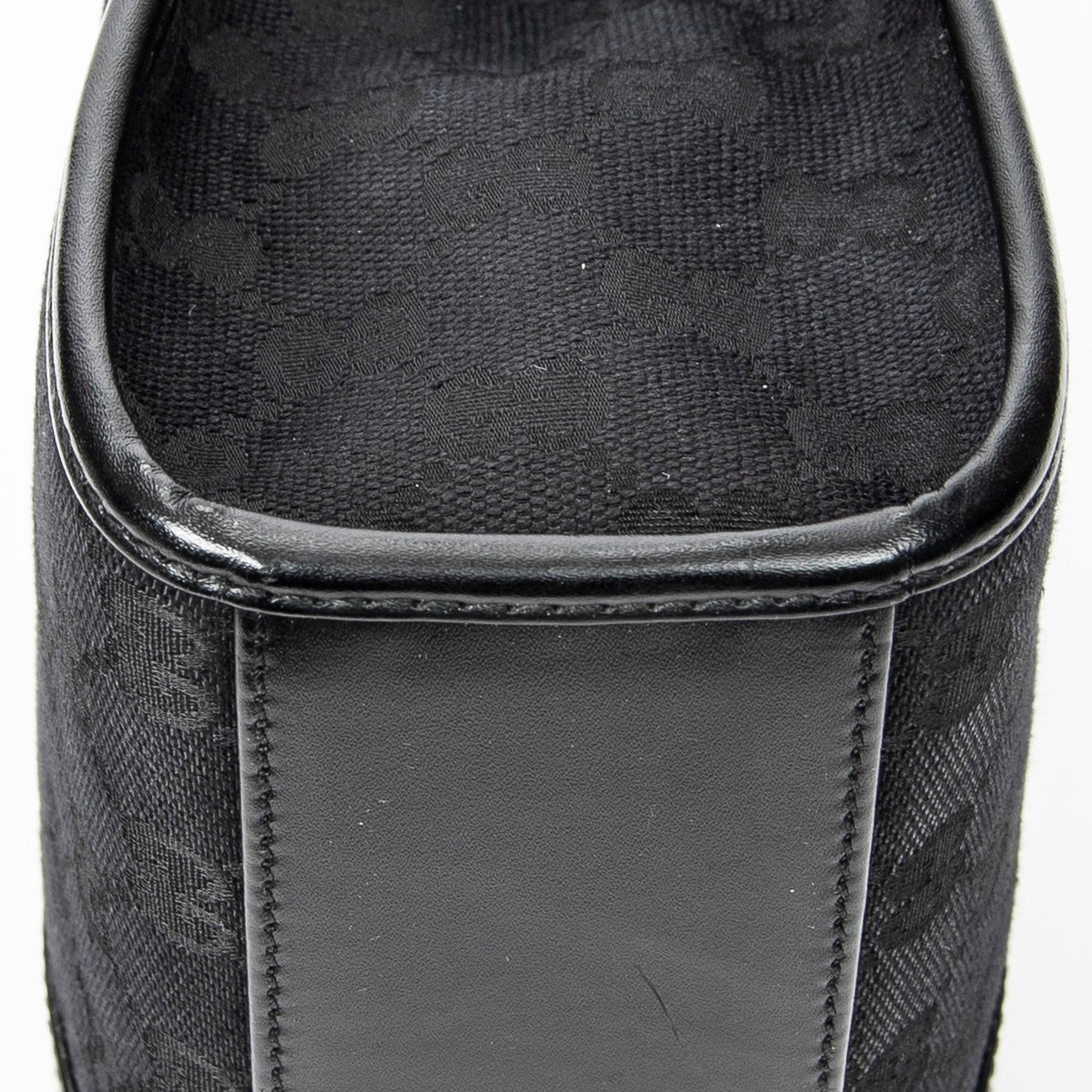 Shoulder Bag Jackie Tote Black Monogrammed Canvas