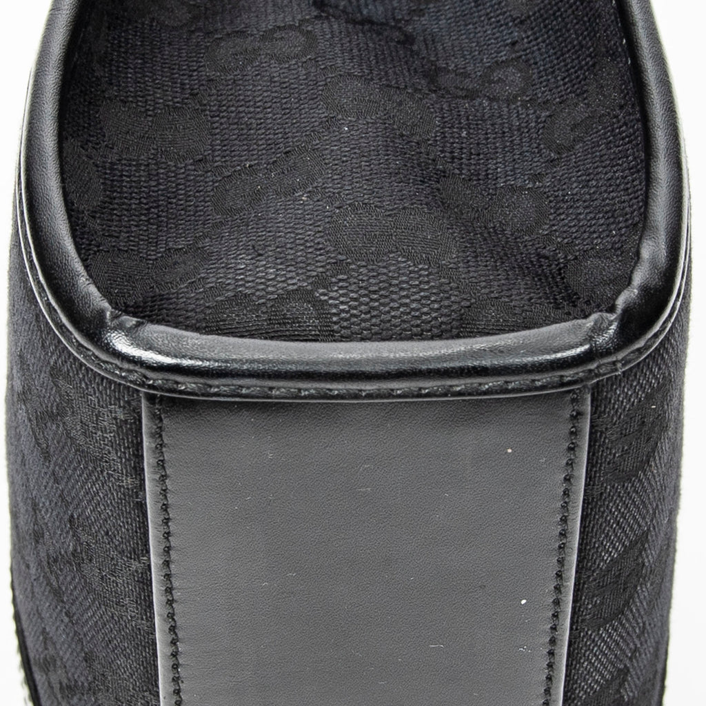 Shoulder Bag Jackie Tote Black Monogrammed Canvas