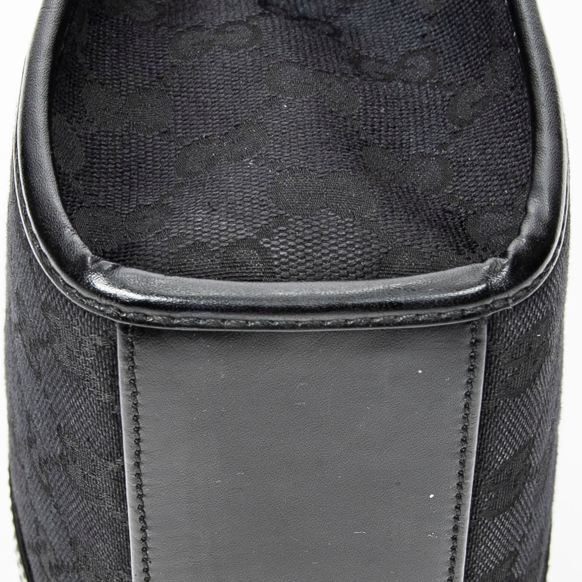 Shoulder Bag Jackie Tote Black Monogrammed Canvas