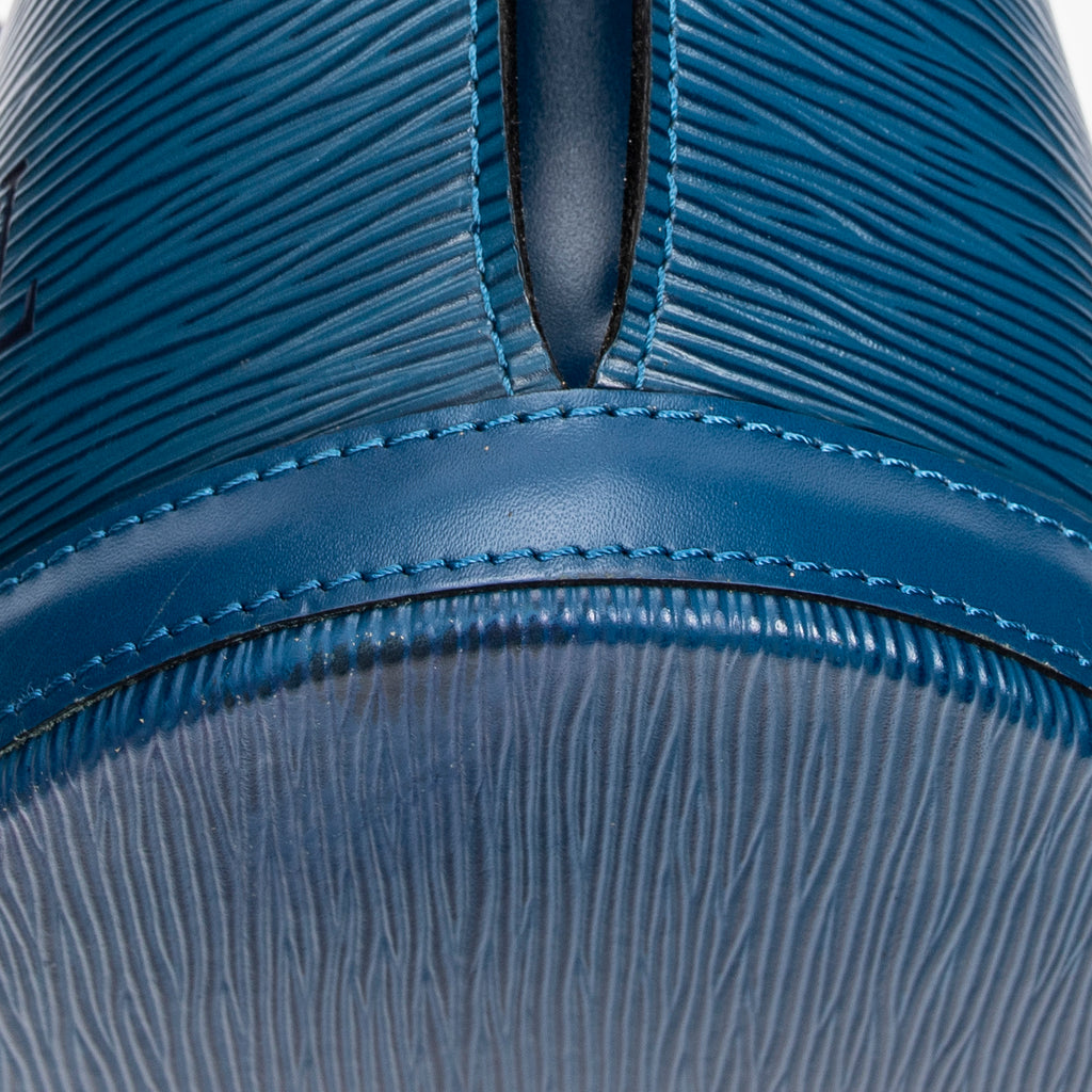 Sac Bandoulière St-Jacques Shopping GM Cuir Épi Bleu