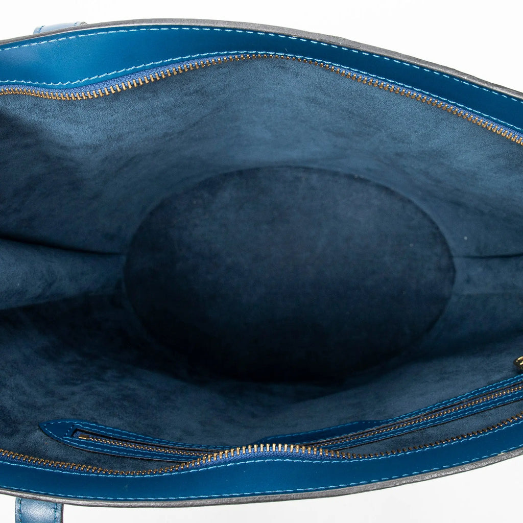 Bolso de hombro St-Jacques Shopping GM Azul Epi