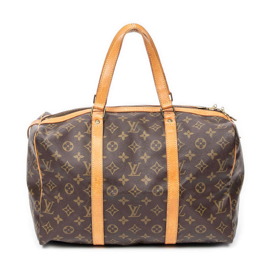 Travel Bag Sac Souple 35 Brown Monogram Canvas