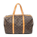 Travel Bag Sac Souple 35 Brown Monogram Canvas