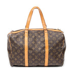 Travel Bag Sac Souple 35 Brown Monogram Canvas