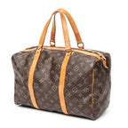 Travel Bag Sac Souple 35 Brown Monogram Canvas