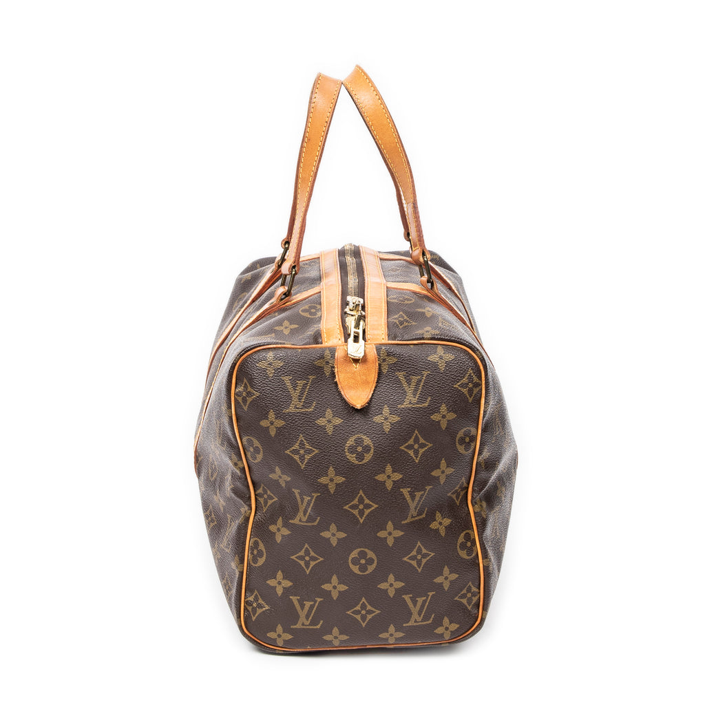 Travel Bag Sac Souple 35 Brown Monogram Canvas