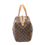 Travel Bag Sac Souple 35 Brown Monogram Canvas