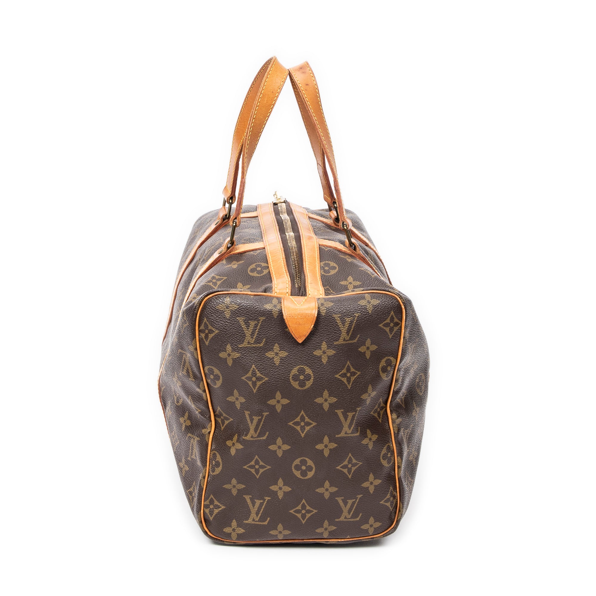Travel Bag Sac Souple 35 Brown Monogram Canvas