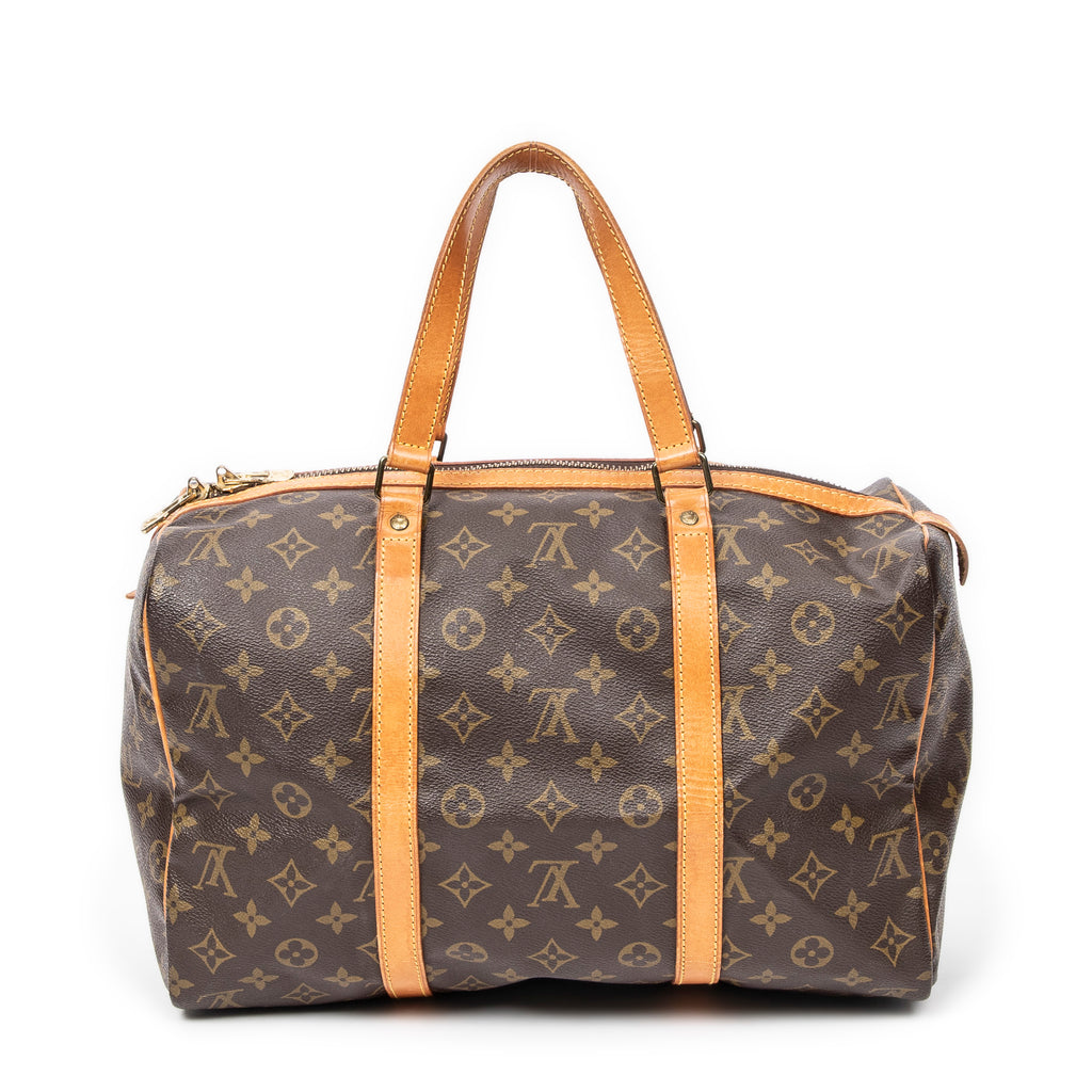 Travel Bag Sac Souple 35 Brown Monogram Canvas